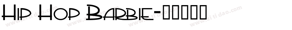 Hip Hop Barbie字体转换